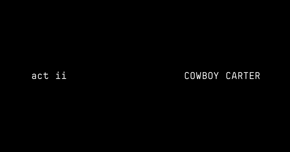 Beyoncé’s Cowboy Carter Tour x Opera: “The Reclamation of America”